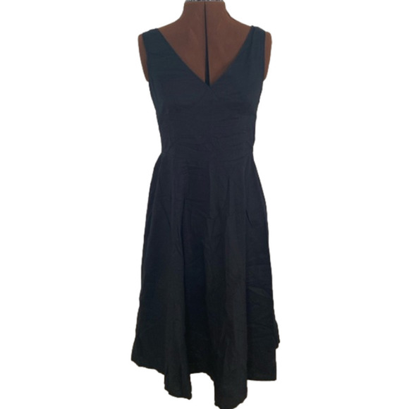 Gap fit and flare cotton summer dress - Picture 2 of 10